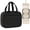 Black, variant on Mber Travel Toiletry Bag for Women and Men, Hanging Makeup Bag Organizer with Clear Compartments for Toiletries Cosmetic, Weekender Travel Bags, Pink