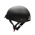 thumbnail image 3 of MMG Motorcycle Half Helmet Beanie DOT with goggles Matte Black (X-Large) Model 29, 3 of 8