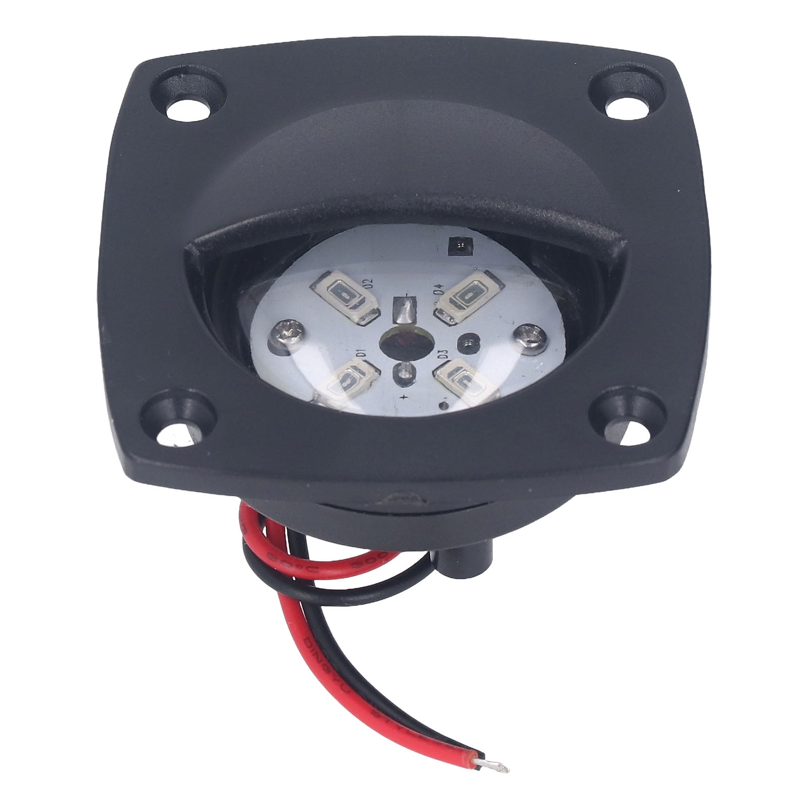 Lampe LED étanche IP66 Pour Allée, Passerelle De Bateau Ou Camping-car - 12-24V, Blanc, 58x58mm, Super Brillante