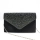 thumbnail image 1 of Sonducket Bolso tipo sobre para mujer, reemplazo Rectangular portátil, bolso de mano de fiesta de negocios de Color sólido a la moda, regalo de Bolsas de mensajero y de hombro Negro, 1 of 6