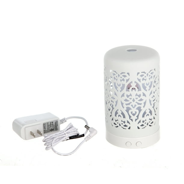 Mainstays Essential Oil Diffuser, White Scroll