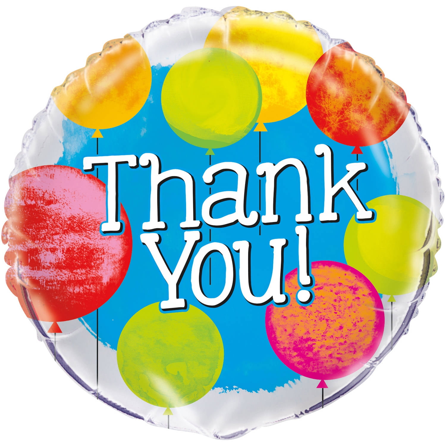 18" Foil Bright Thank You Balloon