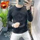 thumbnail image 3 of Camiseta de cuello redondo para hombre, camiseta New Rock para hombre, sudaderas de gran tamaño con diamantes de imitación gráficos, camiseta informal de elasticidad extragrande, 3 of 5