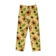 thumbnail image 4 of Xecao Sunflowers Men's Straight Lounge Pajama Pants: The Ultimate in Comfortable Sleepwear, 4 of 9