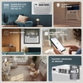 thumbnail image 4 of TCL 10,000 BTU Smart Window Air Conditioner (White) - 3-in-1 AC, Fan & Dehumidifier, App, Voice, & Remote Control, Sleep Mode, Eco Mode, 24-Hour Timer, Cools up to 450 sq ft - W10W92-4I, 4 of 18