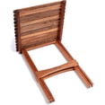 thumbnail image 6 of BYER OF MAINE, Pangean Folding Wooden Table, Easy to Fold and Carry Wooden Camp Table, Match Pangean Furniture, 20" L x 20" W x 22" H, 6 of 9