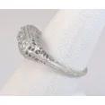 thumbnail image 3 of Vintage Art Deco Engagement Ring, 14K White Gold Plated, Bezel Women's Wedding Ring, 1.8 Ct Simulated Diamond, Filigree Promise Anniversary Ring, 3 of 4