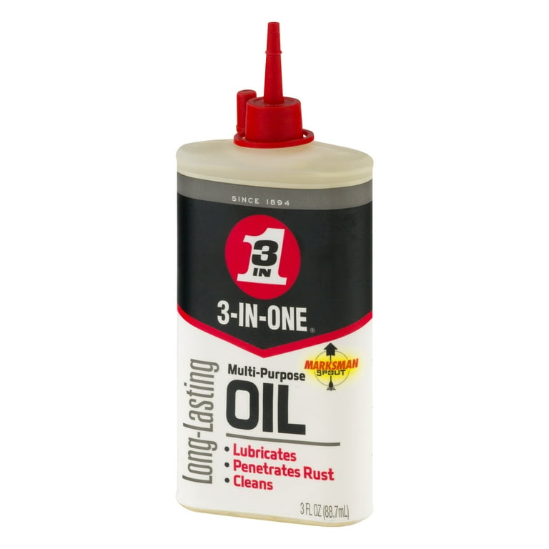 3-IN-ONE 8-oz Multi-purpose Oil Long-lasting Lubricant in the