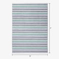 thumbnail image 7 of Mainstays Kids Tufted Blue and Green Stripe Area Rug, 5' x 7', 7 of 7