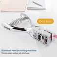 thumbnail image 2 of Hole Punching Machine Professional Labor-saving Diy Hand Paper Elliptical Punch Plier School Supplie, 2 of 5