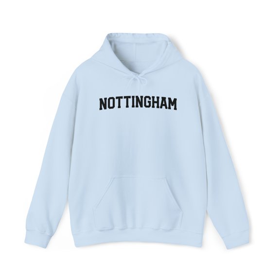Nottingham UK Moving Away Hoodie, Gifts, Hooded Sweatshirt