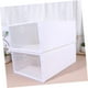 thumbnail image 2 of Paquete de 3 cajas de almacenamiento de zapatos, organizador de zapatos apilable de plástico transparente para armario, contenedores para zapatillas, soportes para contenedores, 2 of 5