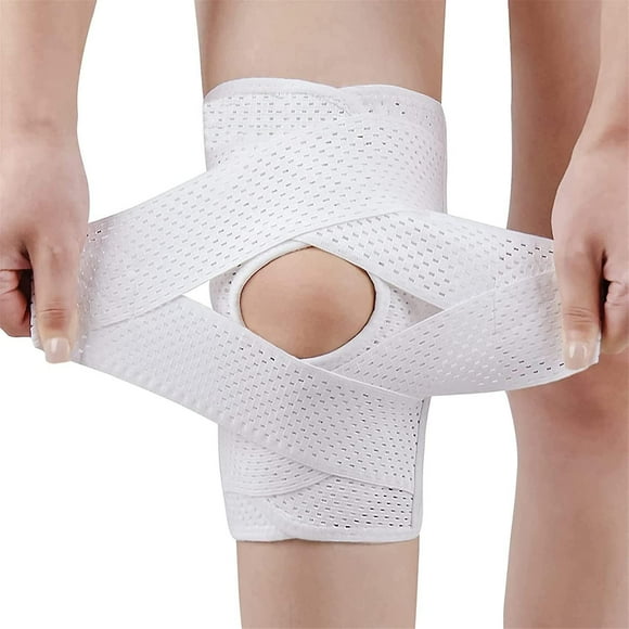 Knee Brace With Side Stabilizers, For Knee Pain Meniscus Tear Acl Mcl Arthritic Injury Recovery Adjustable Knee Brace For Men And Women (xl, White)