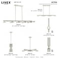 thumbnail image 2 of Livex Lighting - Acra - 2 Light ADA Wall Sconce in Contemporary Style - 5.13, 2 of 14