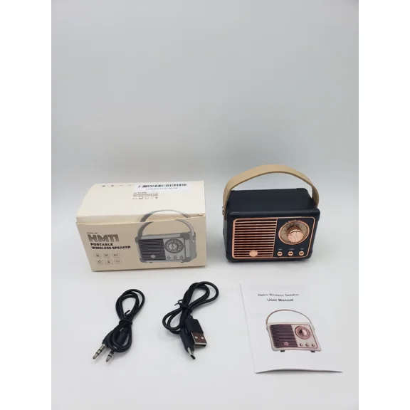 OLIVE- Hm11 Portable Bluetooth Speaker Wireless Speaker, Durable And Light Mini Retro