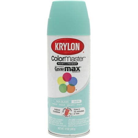 Colormaster Indoor/Outdoor Aerosol Paint 12oz-Satin Sea Glass