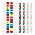 thumbnail image 1 of Shisuyan 30 Sheets Letters Page Markers Novelty Alphabet Tabs Notebook Adhesive Alphabet Tabs, 1 of 7