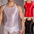 thumbnail image 5 of Ana Men Oil Glossy Sleeveless Tank Top Vest Gym Sport Bodybuilding Yoga Crop Top, 5 of 9