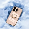 thumbnail image 4 of for iPhone 16e Case with Ring Holder, iPhone 16e Cover, Kickstand Magnetic Plating Frame TPU Shockproof Anti-Scratch Slim Girls Women Men Case Cover for iPhone 16e, Pink, 4 of 5