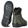 thumbnail image 3 of XPETI Men's Hiking Boots Waterproof Winter Snow Outdoor Boots Insulated Olive Green Size 10, 3 of 8