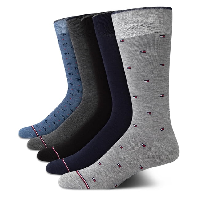 Calcetines de vestir Tommy Hilfiger, 5 unidades, ligeros, para hombre