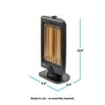 thumbnail image 4 of Comfort Zone 800-Watt Halogen Flat Panel Oscillating Space Heater, 4 of 7