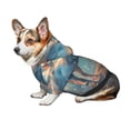 thumbnail image 6 of Uemuo Forest Lake White Horse for Winter Dog Hoodie Sweatshirts with Pockets Warm Dog Clothes for Small Dogs Chihuahua-X-Small, 6 of 8