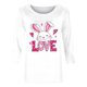 thumbnail image 5 of Camisetas Casuales de las Mujeres Impresas 3/4 Manga Cuello Redondo Blusa, Moda Ligera Superior para el Hogar Y el Uso Diario, Cómoda Imitación de la Tela Del Estante, 5 of 5