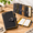 Black-Pocket-size Hook, variant on Nautical Pocket-size Zipper Tomoe River Waxed Canvas Notebook for Travel and Daily Use