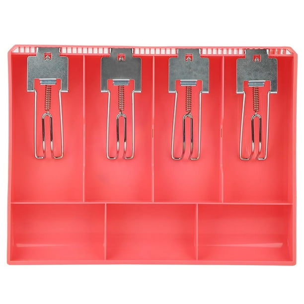 Mgaxyff Cash Drawer Register Insert Tray Replacement Cashier Four Box