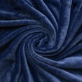 thumbnail image 2 of Sm:)e Navy Blue Blanket, Super Soft Flannel Fuzzy Plush Cozy Blanket, 50x60 Inch, 2 of 12
