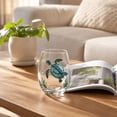 thumbnail image 5 of Clearance! POSORJU Artisanal Glassware, Ocean Animal Artisan Glassware Collection, Artistic Drinking Glass, Coastal Home Decor Gift for Ocean Lovers (Sea Turtle), 5 of 6