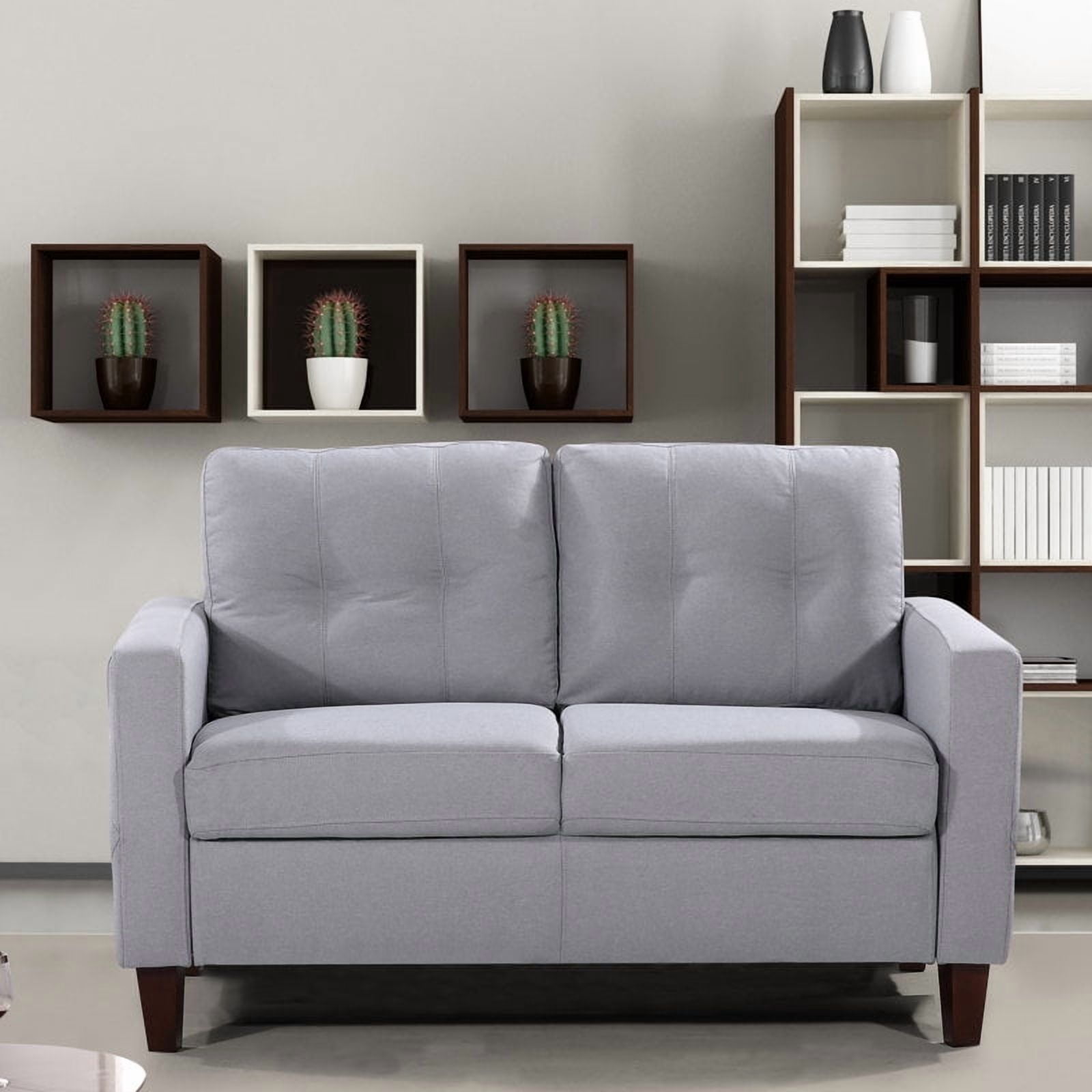 US Pride Linen Upholstered 54.53'' Loveseat