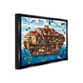 thumbnail image 4 of Stupell Industries Noah's Ark Animals Animals & Insects Painting Black Floater Framed Canvas Art Print Wall Art, 31 x 25, 4 of 10