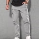 thumbnail image 1 of Pantalones largos para hombre, informales, con múltiples bolsillos, rectos, para exteriores, para fitness, cargo, de poliéster., 1 of 6