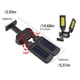thumbnail image 3 of Inteprter Luz con Sensor de energía Solar para el hogar, exterior, impermeable, lámpara de calle con Control remoto, equipo de iluminación, dispositivos Iluminación y accesorios 200COB Inteprter HA073775-01, 3 of 6