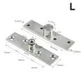 thumbnail image 3 of Charnière de Pivot de Porte en Acier Inoxydable Charnière de Porte Rotative Axe de Rotation Axe de Localisation Haut et Bas Charnière Invisible, 3 of 9