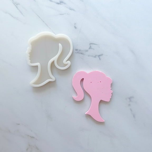 It was All a Dream Shop Barbie Silhouette 1-Cup Non-stick Silicone Muffin Pan, 225” Diameter Cups