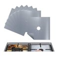 thumbnail image 1 of OULII Gas Stove Pad 4 Pcs Silver Composite Material Non-stick for Gas Range, 1 of 4