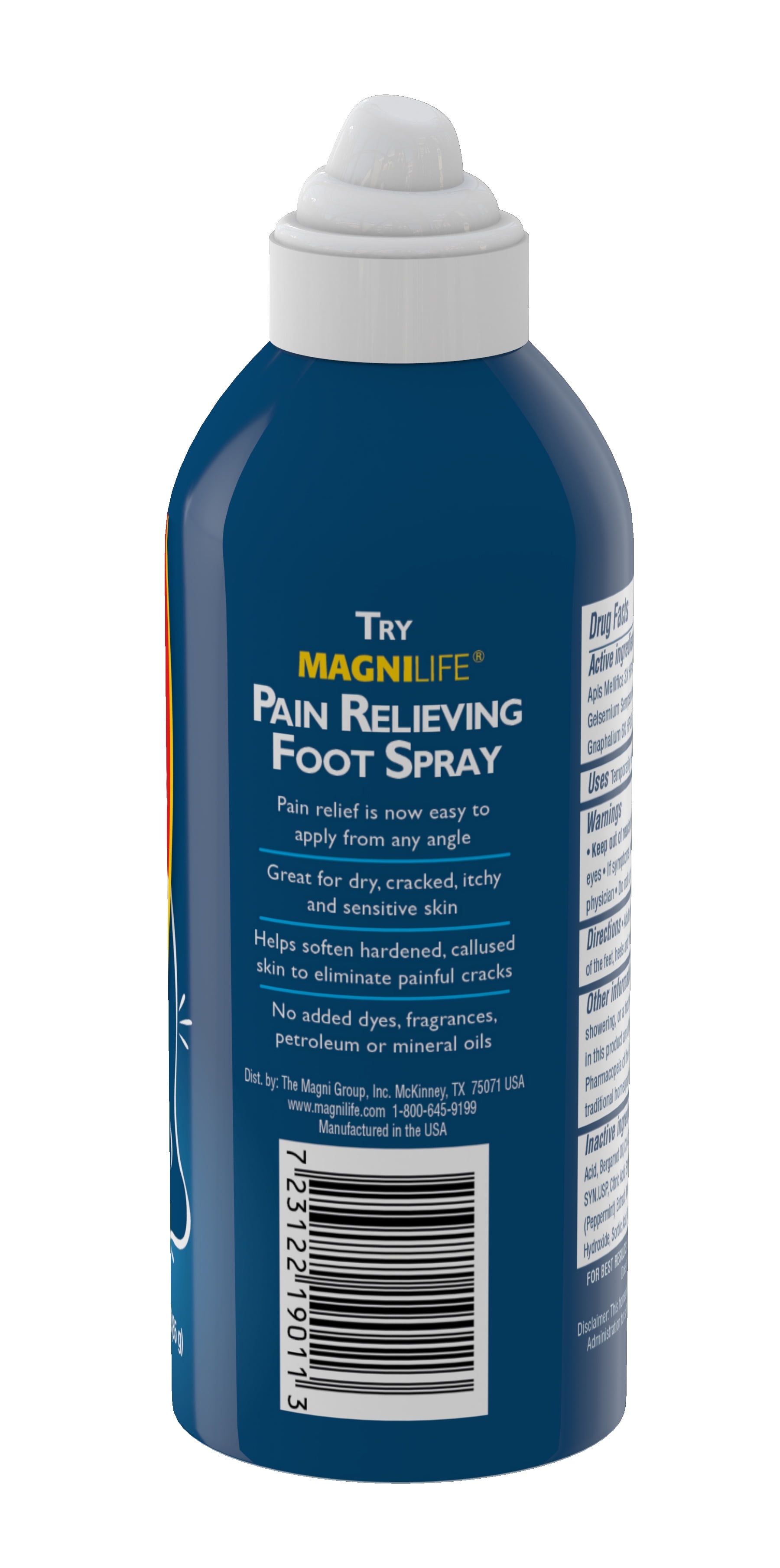 MagniLife DB Pain Relieving Foot Spray Calms Burning and Tingling, 3 oz