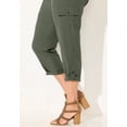 thumbnail image 4 of Catherines Women's Plus Size Petite Ari Performance Convertible Cargo Pant, 4 of 6
