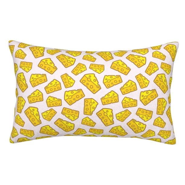 Balery Cheese Funda de Cojín Estampada, Regalos para Mujeres, Regalos de Amor para Ella, Regalos para Novia o Esposa, Funda de Almohada-20"x30"