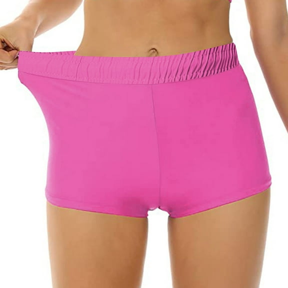 UQJfacai Swim Short for Womem Swim Bottom Swimsuit Full Coverage Boyshort Bathing Suit Bottoms Tankini Board Shorts XS-2XL