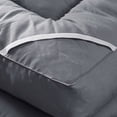 thumbnail image 4 of ANMINY Mattress Topper Twin Bed Topper Pillow Top Mattress Topper for Back Pain Down Alternative Fill Quilted Fitted Protector, Gray, 4 of 7