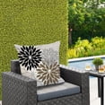 thumbnail image 3 of Outdoor Throw Pillow Covers 16x16 Inch Set of 2 Waterproof Spring Summer Geometric Elegant Black Brown Outdoor Pillow Covers for Patio Funiture Garden Couch 158G16, 3 of 6
