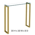 thumbnail image 4 of Plata Décor Import Inc Small Console Table in Gold, 4 of 6
