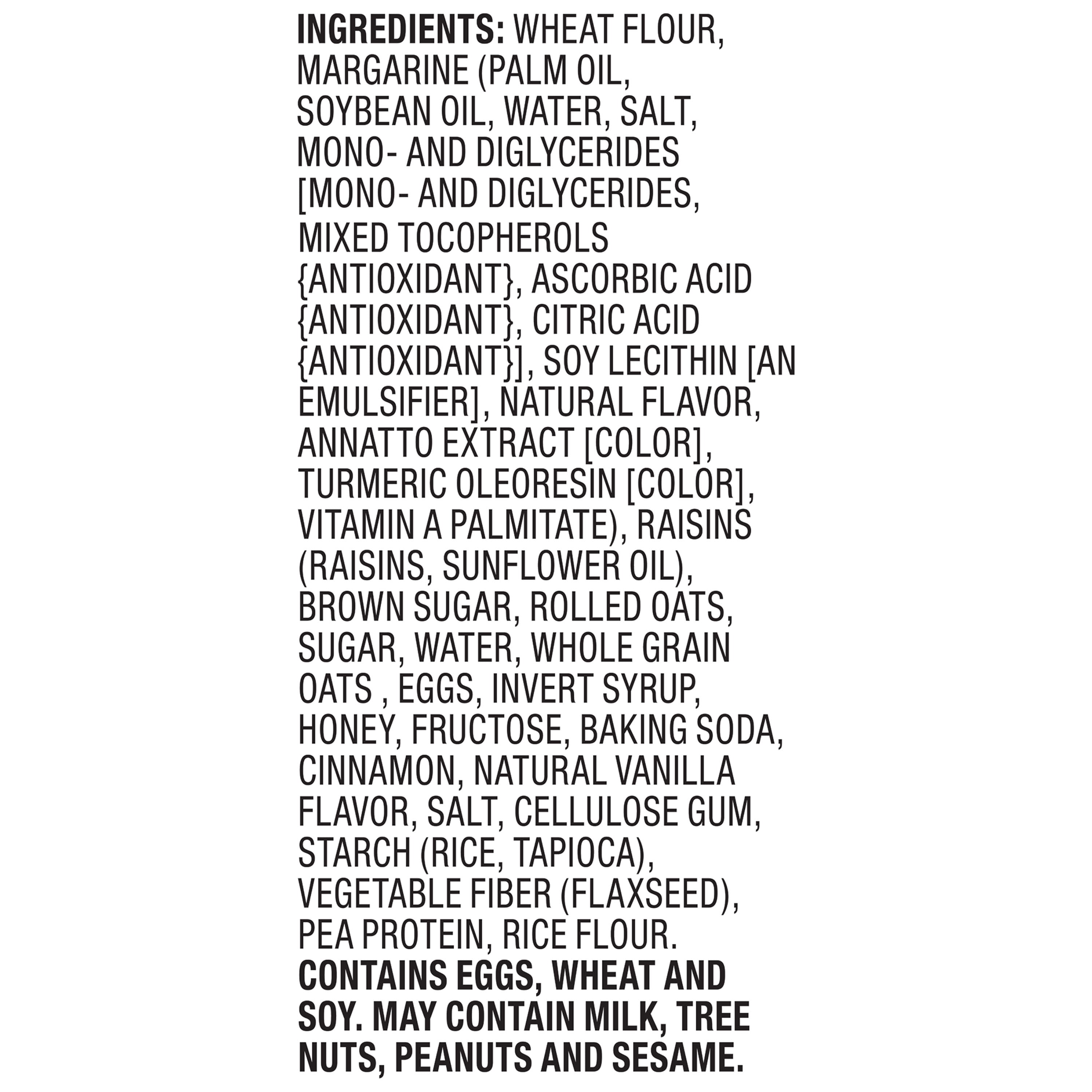 Freshness Guaranteed Oatmeal Raisin Bakery Cookies, 14 oz, 10 Count (Shelf Stable)