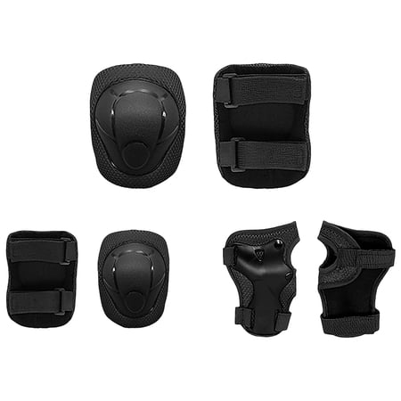 Lot 6 Protections Rollers Enfants – Genoux, Coudes, Mains, Réglable S/M