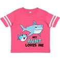 thumbnail image 3 of Inktastic My Aunt Loves Me with Cute Sharks Boys or Girls Toddler T-Shirt, 3 of 5