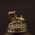 thumbnail image 6 of incense Burner Holder, incense Holder with Ash Catcher, Brass Alloy, 4 in Tall, Qilin Carved, Meditation decor, Vintage Home decor Aesthetic, Rustic decorations for Home, Table, 6 of 8